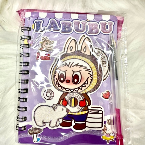 Bundle of 10 Kids Spiral Notebooks - Pink, Blue, Yellow - Picture 9 of 9